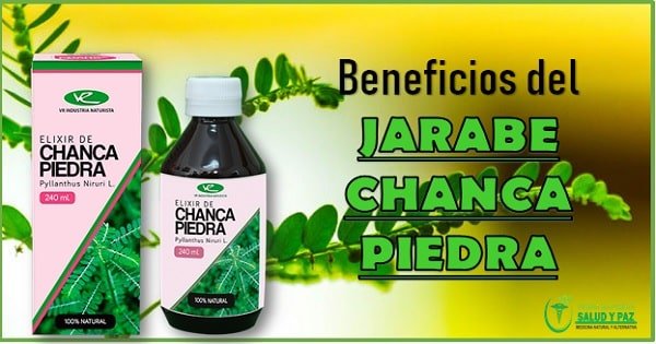 jarabe chanca piedra para que sirve